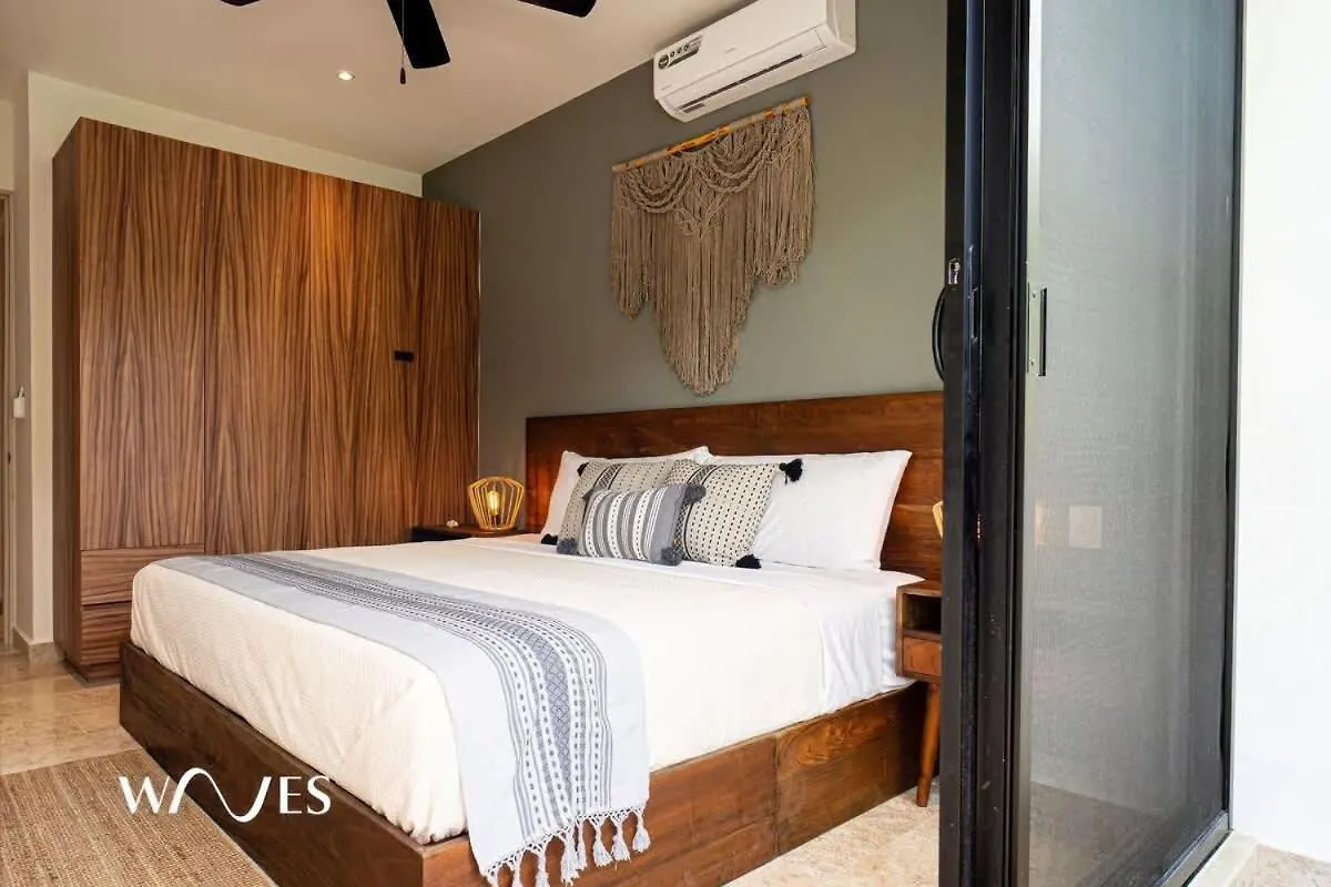 Prime Location 2 Bedroom Apartment With Natural Ligthed & Lx Amenities By Waves Management Tulum Holiday home