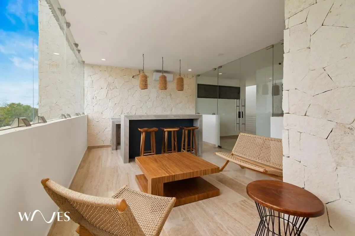 Prime Location 2 Bedroom Apartment With Natural Ligthed & Lx Amenities By Waves Management Tulum Holiday home