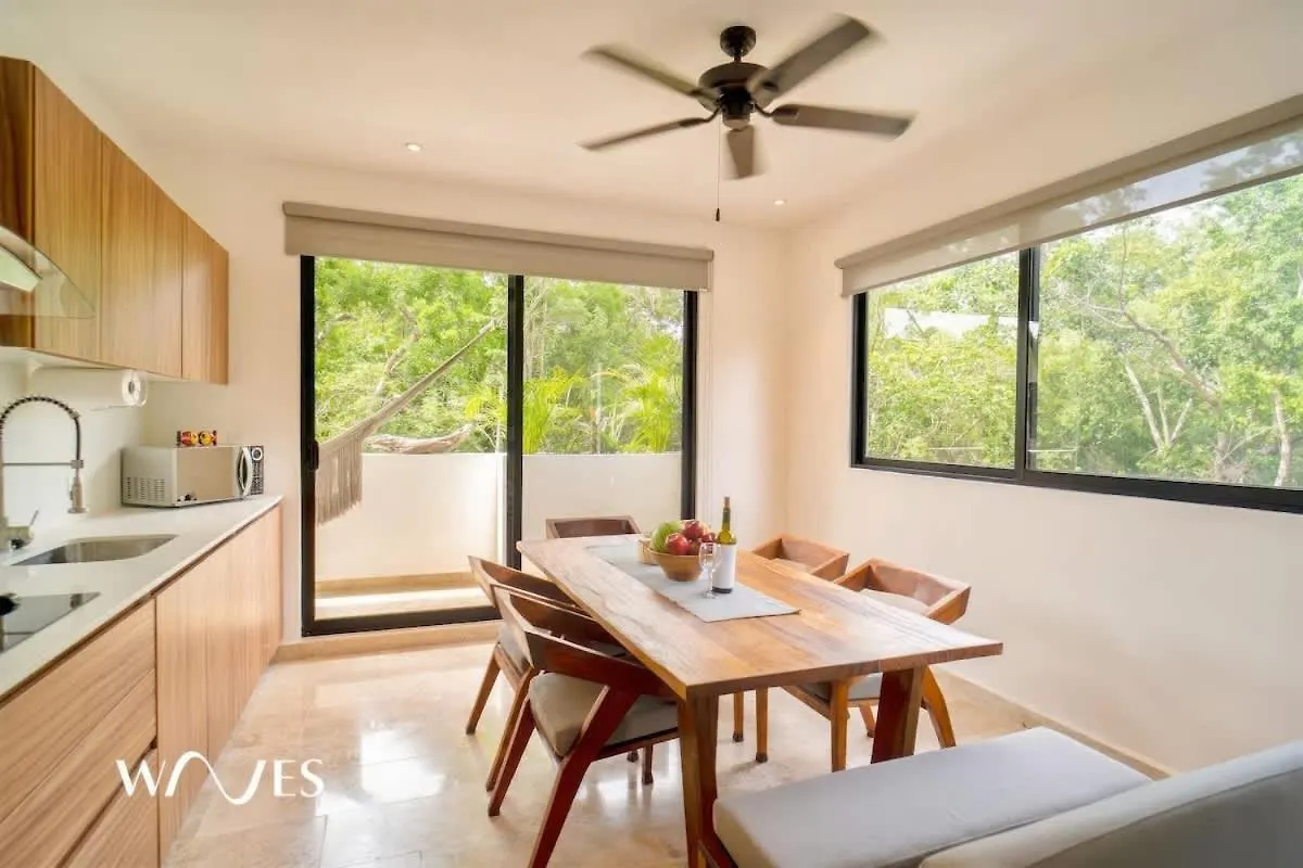 Prime Location 2 Bedroom Apartment With Natural Ligthed & Lx Amenities By Waves Management Tulum